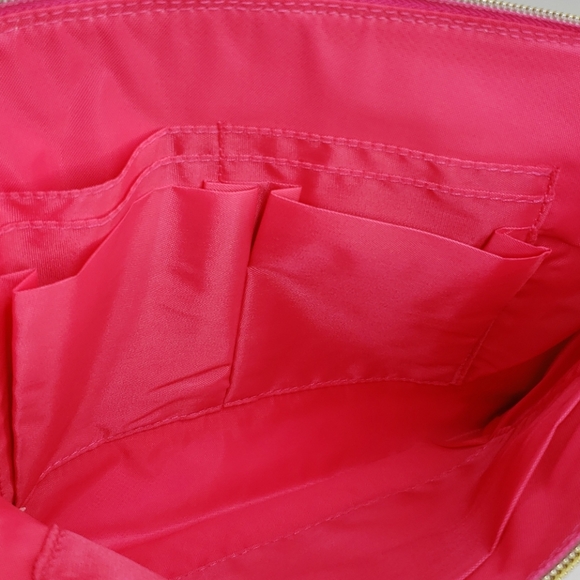 Lilly Pulitzer Catch All Zip Pouch Flamingoals - Picture 5 of 7